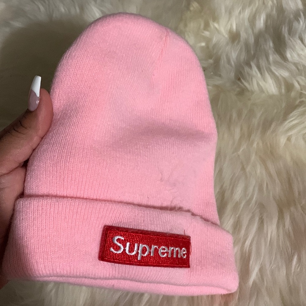 Pink beanie
